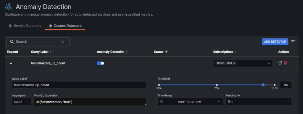 Exciting new features coming to FusionReactor: Custom Detectors: Advanced anomaly