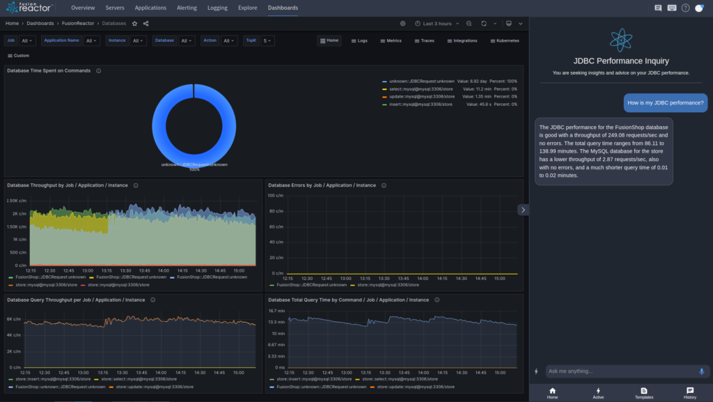 FusionReactor JDBC monitoring